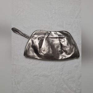 Banana Republic Clutch Bag Metallic Silver  Tone (Sample)